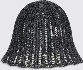 Brunello Cucinelli Cloche in rafia traforata