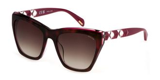 Police SPLL36 HEDRON 2 0AHL Womens Sunglasses Tortoiseshell Size 54