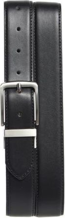 Steve Madden Casual Leather Belt in Black/Brown at Nordstrom Rack, Size 34