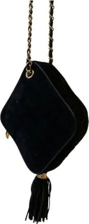 Chanel Pre-owned Cross Body Bags, female, Black, Size: ONE SIZE Pre-owned Vintage Shoulder Bag