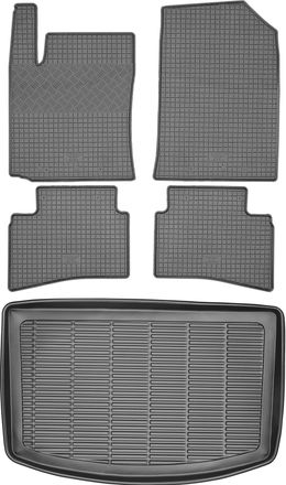 OEM Juego De Alfombrillas De Goma Para Coche Y Alfombrilla Para Maletero Para Kia Rio Iv Hatchback A Partir De 2017
