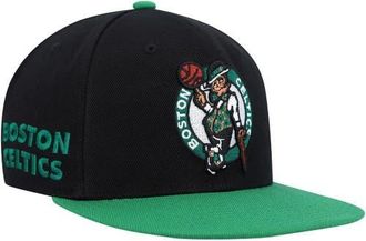 Mitchell & Ness Mens Mitchell & Ness Black/Green Boston Celtics Side Core 2.0 Snapback Hat at Nordstrom