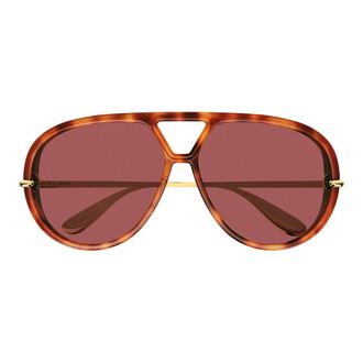 Bottega Veneta Accessoires, Dames, Geel, ONE Size, Pilot Zonnebrillen