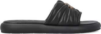 Pinko Fiona 03 Sandalen - Dames - Sandalen - Zwart - 41 EU - Leer - Schoenen