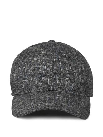 Borsalino textured baseball cap - Grey