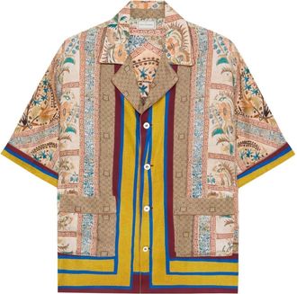 Pierre-Louis Mascia Camicia con stampa paisley - Toni neutri