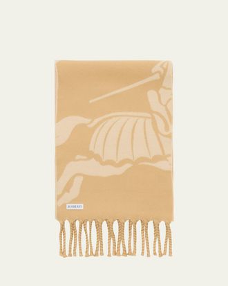 Burberry Reversible EKD Wool Scarf