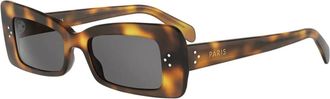Celine Celine - 3 Dots HD Zonnebril - unisex - Accessoires - Bruin - Maat: 52 MM