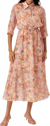 Exquise Maliyah Midi Dress In Multi Color