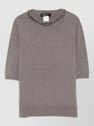 Fabiana Filippi wool silk cashmere crewneck sweater