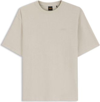 BOSS Relaxed-fit T-shirt in ribbed cotton