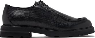 Brioni Leren derby schoenen met textuur - Zwart