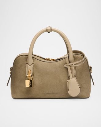 Stella McCartney Ryder Vegan Suede Top-Handle Bag