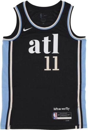 Nike Atlanta Hawks Basketball Tank Top - Heren - Fitness - Zwart - M - Polyester - Fitness