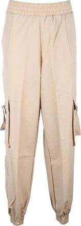 Guess Cargo Broek - Dames - Broeken - Beige - S - Spandex - Broeken