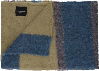 Roberto Collina Cotton-Alpaca Striped Scarf