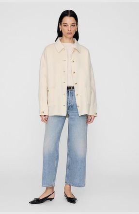Anine Bing Luca Cashmere BlendJacket in Ivory at Nordstrom, Size X-Small