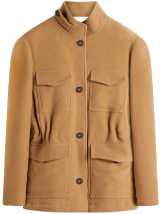 Ballantyne Structured High Collar Jacket with Utility Pockets