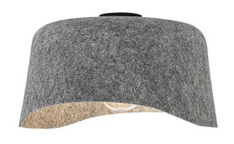 Rabalux Plafoniera Rabalux Farelia Feltro Grigio &Oslash;40 E27 10w