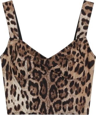 Dolce & Gabbana Tops, Dames, Bruin, S, Bustier