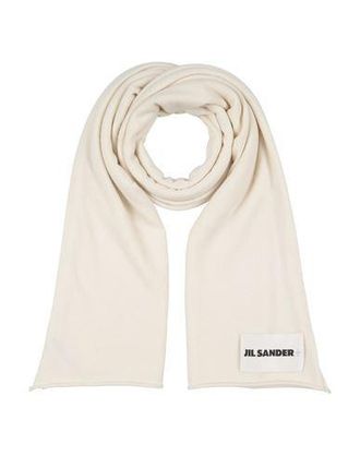スカーフ JIL SANDER Woman Scarf White J40TE0118J40041 100 Jil Sander Outlet: Neck scarf woman - White | Jil Sander