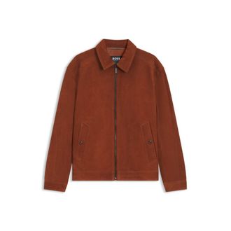 BOSS x ASTON MARTIN suede jacket