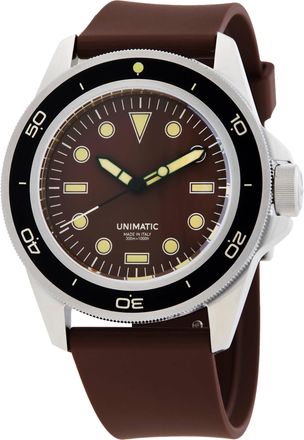 Unimatic Diving Heritage Automatic Brown Dial Mens Watch U1-DHBR