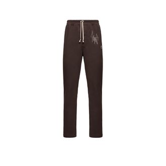 Rick Owens Moncler Cotton Sweatpants, Unisex, Brown, Size: L