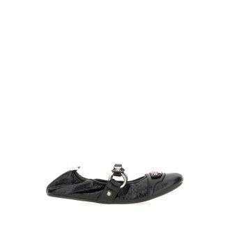 Balenciaga Ballerinas, female, Black, Size: 10 US City Flat L005