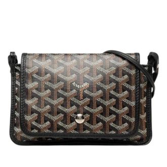 Goyard Pre-owned Plumet PVC Leather Shoulder Bag - Dames - Pre-owned - Bruin - Maat: ONE Size Leer
