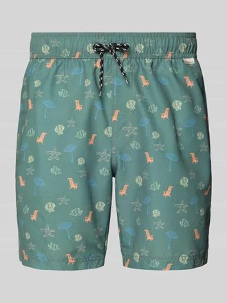 Blend Badeshorts mit Eingrifftaschen Modell BHRINGWAR MINI in Oliv, Gr&ouml;&szlig;e XXL