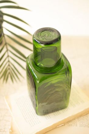 Kalalou Bedside Water Carafe And Drinking Glass - Green