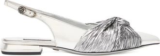 Roberto Cavalli metallic leather pumps - women - Bos Taurus/Bos Taurus/Bos Taurus - 38 - Silver