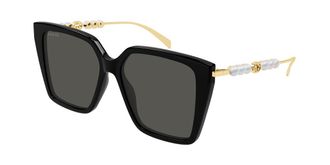 Gucci GG1967S 001 Womens Sunglasses Black Size 54