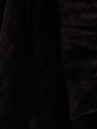 Balenciaga Velvet One-Shoulder Asymmetrical Dress - Black