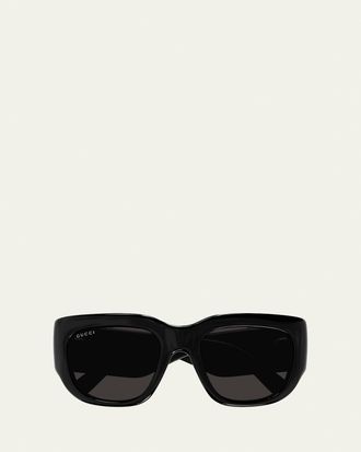 Gucci GG Plastic Butterfly Sunglasses