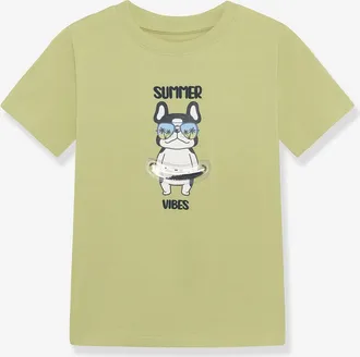 Minymo T-Shirt Print Jungen MINYMO pistaziengr&uuml;n