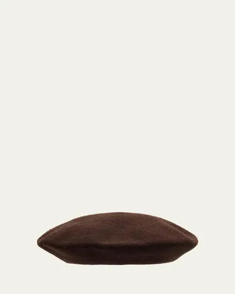 Brunello Cucinelli Monili Wool Beret