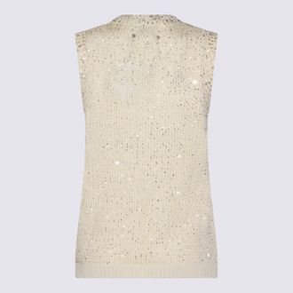 Golden Goose Womens Sweaters Heritage White _100 % Co