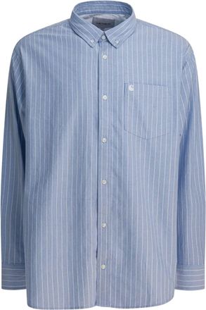 Carhartt Work in Progress Camicia Cassel a righe - Blu