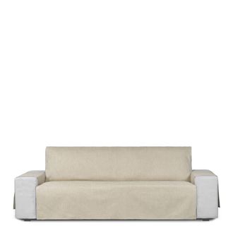 Eysa Funda de sof&aacute; 3 plazas beige r&uacute;stico 155 cm