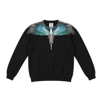 Marcelo Burlon Sudadera Wings - Sweatshirts & Hoodies - Hombre - Negro - XS
