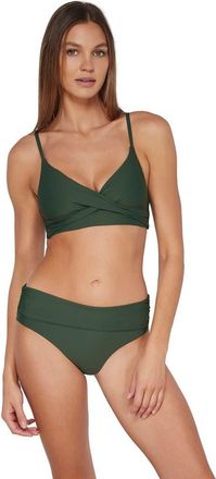 Sunsets Lyla Bralette Bikini Swimsuit Top in Island Green at Nordstrom, Size Xx-Large