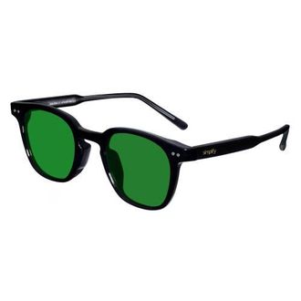Simplify Alexander Polarized Sunglasses in Black/green at Nordstrom
