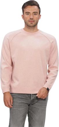 Butcher of Blue Clifden Sweat Crew - Heren - Truien - Roze - Maat: L Wol