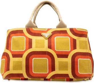 Prada Pre-owned Tote Bags, female, Multicolor, Size: ONE SIZE Pre-owned Vintage Tote Bag