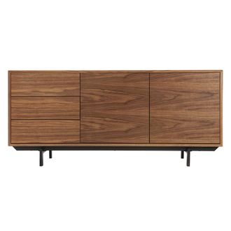 Miliboo Aparador Dise&ntilde;o Vintage 160 Cm Nogal Manny