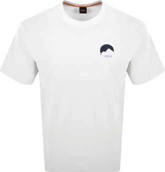 HUGO BOSS T-shirt met grafische print - Wit