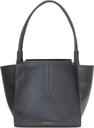 Victoria Beckham Borsa tote con inserti in pelle - Nero