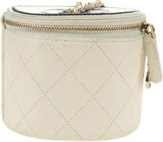 Chanel Pre-owned Vintage Shoulder Bag - Dames - Vintage Schoudertas - Beige - ONE Size - Vintage